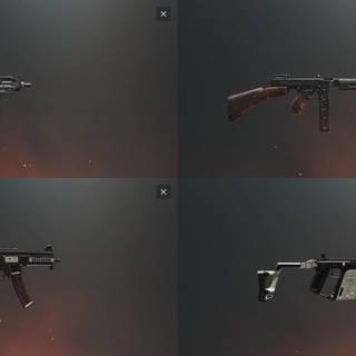 PUBG weapons wallpaper