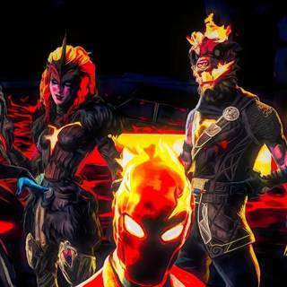 Molten Valkyrie Fortnite wallpaper