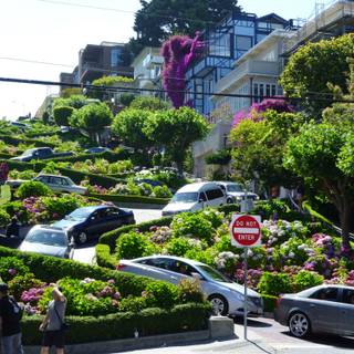 Lombard Street wallpaper