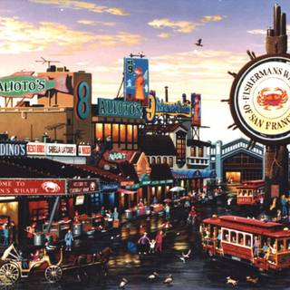 Fisherman's Wharf wallpaper