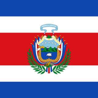 Costa Rica flag wallpaper