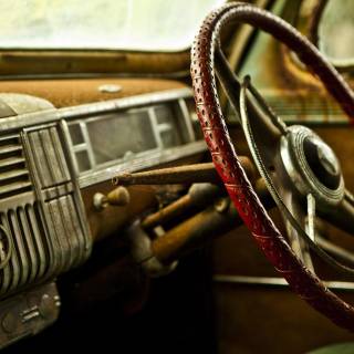 Steering wheel wallpaper