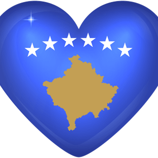 Kosovo flag wallpaper
