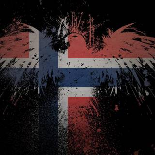Norway flag wallpaper