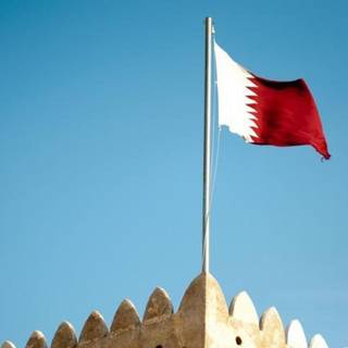 Qatar flag wallpaper