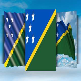 Solomon Islands flag wallpaper