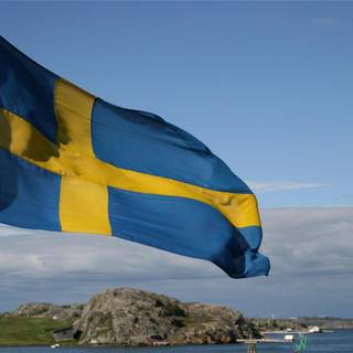 Sweden flag wallpaper