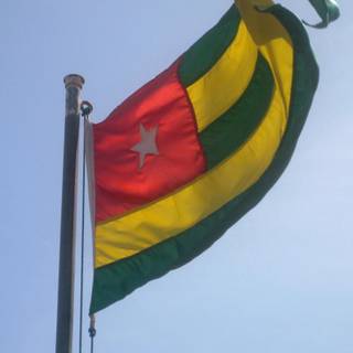 Togo flag wallpaper