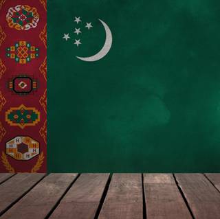 Turkmenistan flag wallpaper