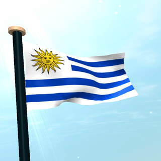 Uruguay flag wallpaper