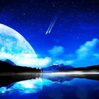 Gibbous moon wallpaper