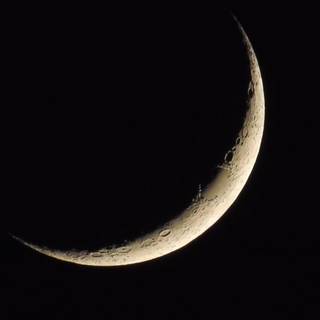 Quarter moon wallpaper