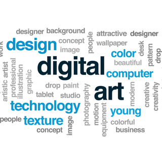 Word cloud wallpaper