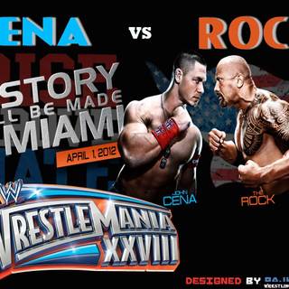 Stone Cold and The Rock wallpaper