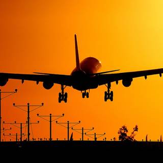 Plane taking off wallpaper