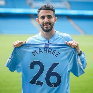 Mahrez Manchester City wallpaper