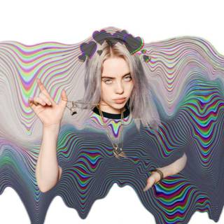 Billie Eilish logo wallpaper