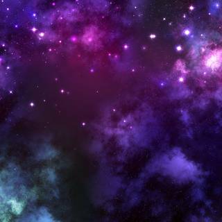 Purple and blue galaxy wallpaper