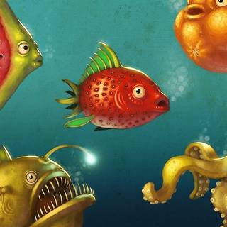 Anglerfish wallpaper