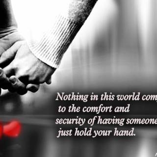 Girl and boy hands love wallpaper