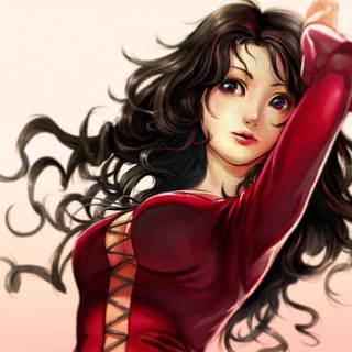 3d anime girl wallpaper