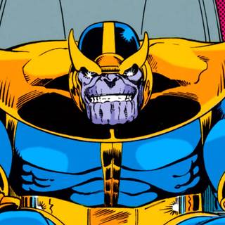 Thanos cartoon wallpaper