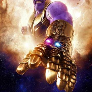 Thanos cartoon wallpaper