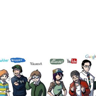 YouTubers logos wallpaper