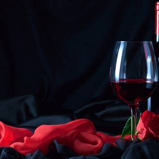 Wine bottles wallpaper