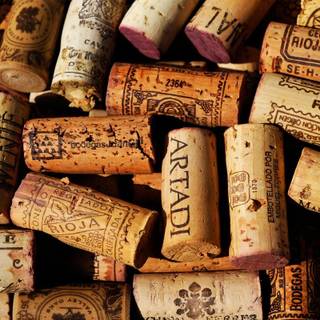 Wine bottles wallpaper