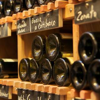 Wine bottles wallpaper