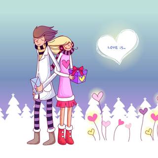 Anime Valentine's Day wallpaper