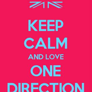 Keep calm and love one direction wallpaper