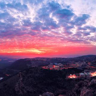 Evening sunset wallpaper