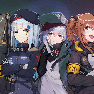 G11 and HK416 girls Frontline wallpaper