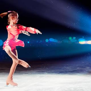 Ice dancing wallpaper