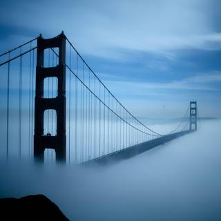 San Francisco and the Golden Gate Bridge wallpaper