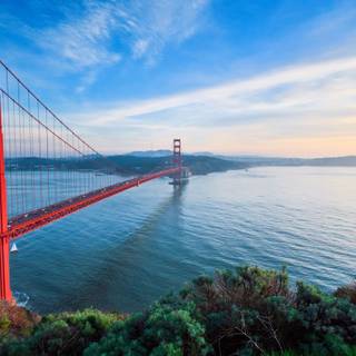 San Francisco and the Golden Gate Bridge wallpaper