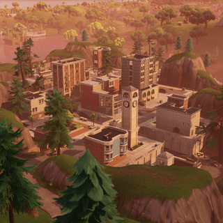 Tilted Towers Fortnite wallpaper