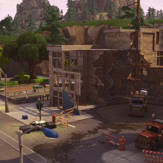 Tilted Towers Fortnite wallpaper