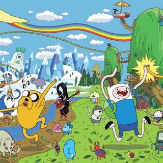 Adventure Time characters wallpaper