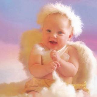 Baby angels wallpaper