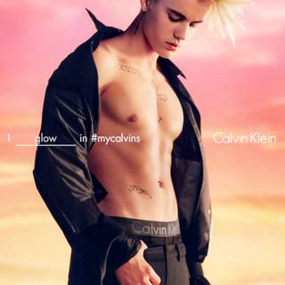 Justin Bieber Calvin Klein wallpaper