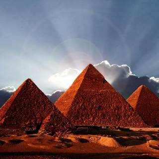 Pyramids wallpaper