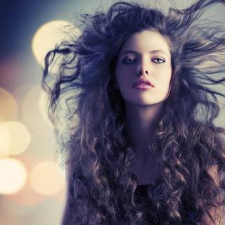 Curly hair girls wallpaper