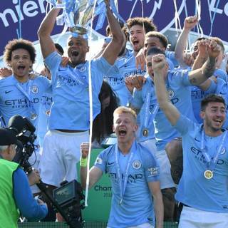Manchester City Premier League champions 2019 wallpaper