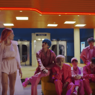 Halsey and BTS wallpaper