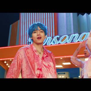 Halsey and BTS wallpaper