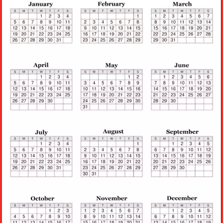 2020 calendar wallpaper