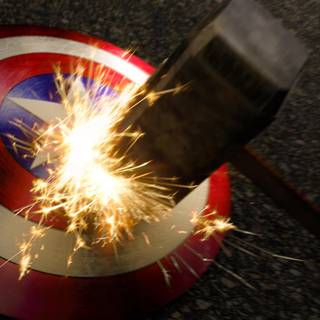 Captain America hammer wallpaper